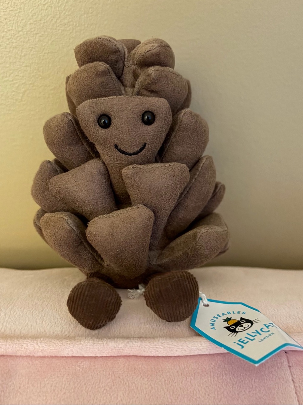 Jellycat Amuseables Pine Cone NWT